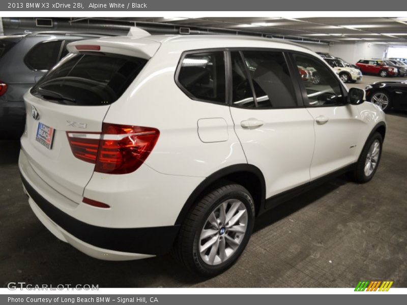 Alpine White / Black 2013 BMW X3 xDrive 28i