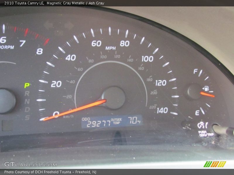 Magnetic Gray Metallic / Ash Gray 2010 Toyota Camry LE