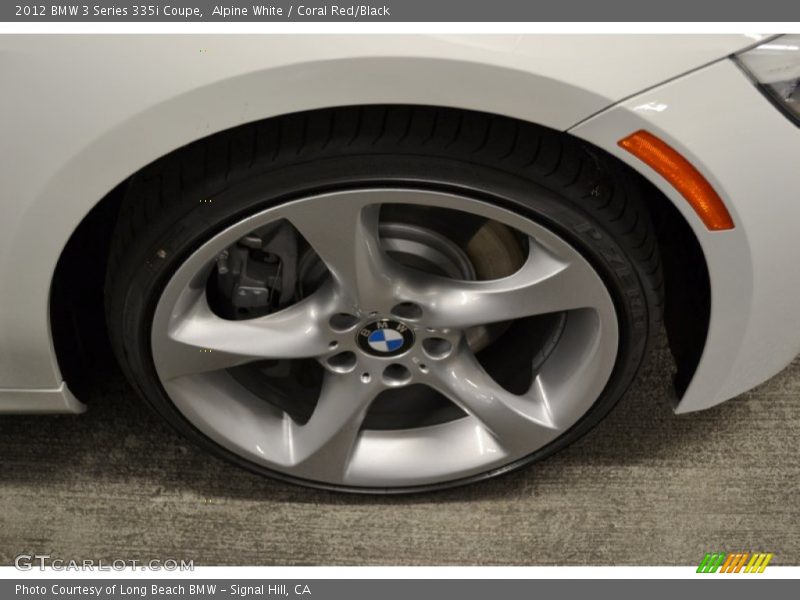 Alpine White / Coral Red/Black 2012 BMW 3 Series 335i Coupe