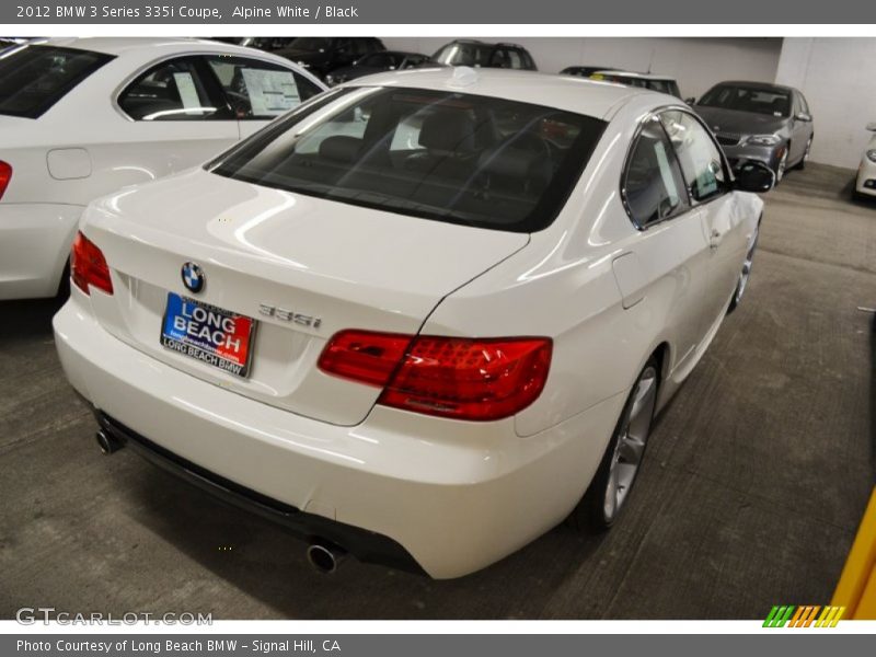 Alpine White / Black 2012 BMW 3 Series 335i Coupe