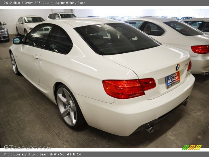 Alpine White / Black 2012 BMW 3 Series 335i Coupe