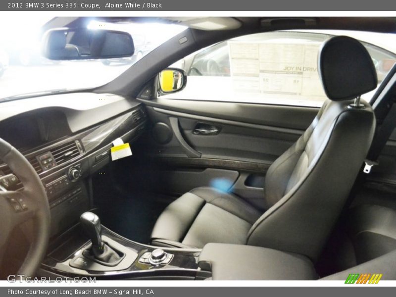 Alpine White / Black 2012 BMW 3 Series 335i Coupe