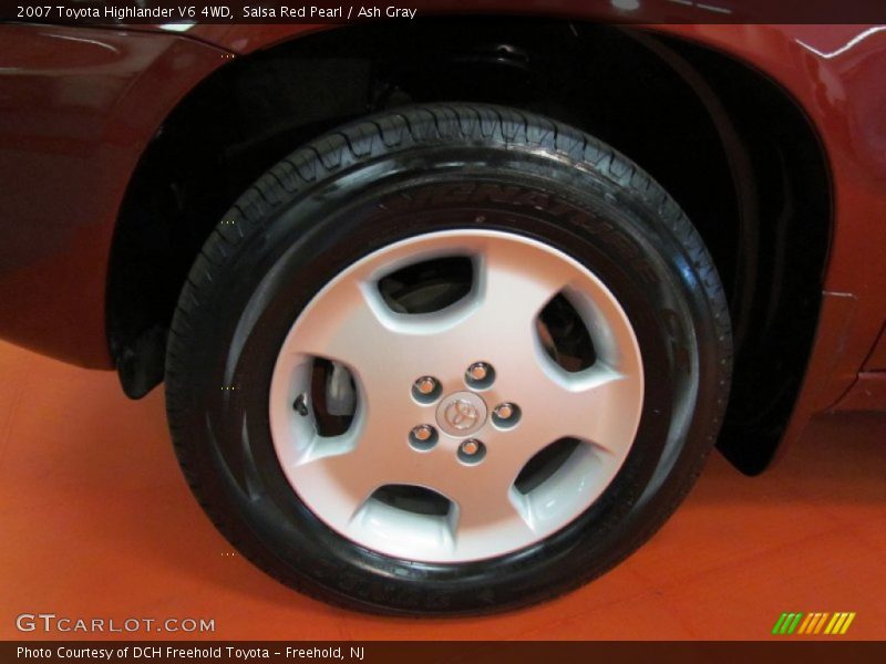 Salsa Red Pearl / Ash Gray 2007 Toyota Highlander V6 4WD