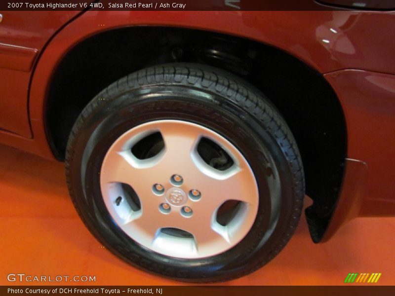 Salsa Red Pearl / Ash Gray 2007 Toyota Highlander V6 4WD