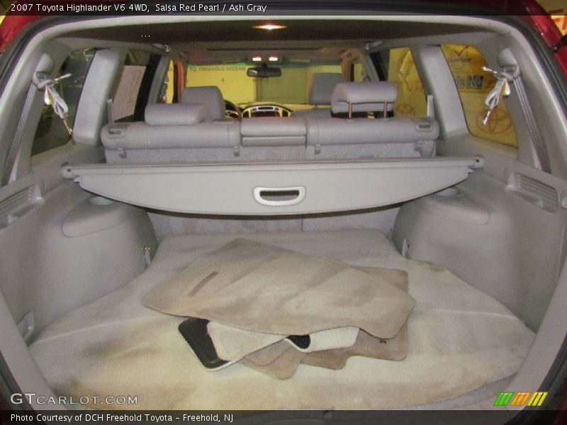 Salsa Red Pearl / Ash Gray 2007 Toyota Highlander V6 4WD