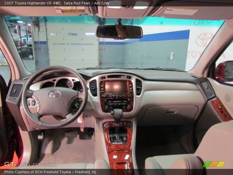 Salsa Red Pearl / Ash Gray 2007 Toyota Highlander V6 4WD