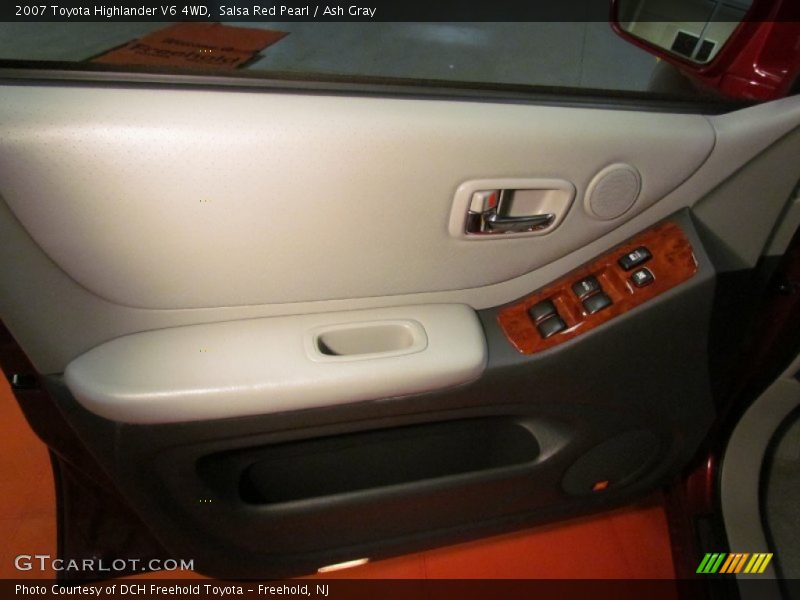 Salsa Red Pearl / Ash Gray 2007 Toyota Highlander V6 4WD