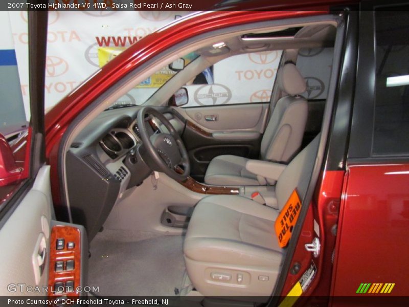 Salsa Red Pearl / Ash Gray 2007 Toyota Highlander V6 4WD