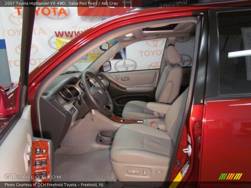 Salsa Red Pearl / Ash Gray 2007 Toyota Highlander V6 4WD