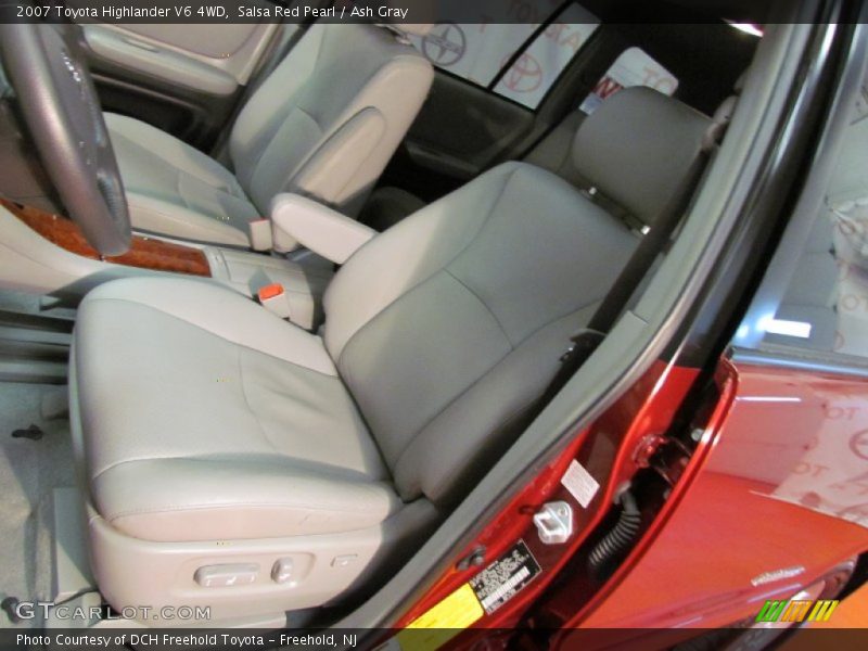 Salsa Red Pearl / Ash Gray 2007 Toyota Highlander V6 4WD