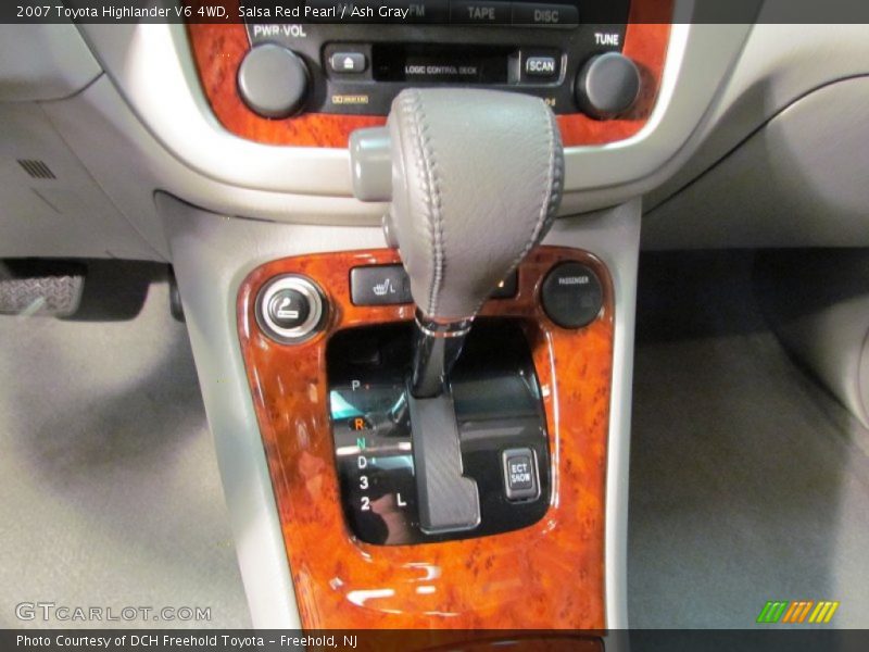 Salsa Red Pearl / Ash Gray 2007 Toyota Highlander V6 4WD