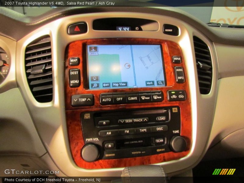 Salsa Red Pearl / Ash Gray 2007 Toyota Highlander V6 4WD