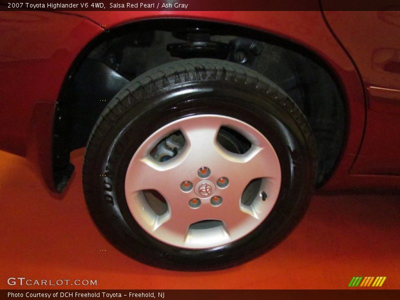 Salsa Red Pearl / Ash Gray 2007 Toyota Highlander V6 4WD