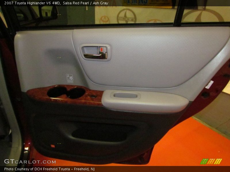 Salsa Red Pearl / Ash Gray 2007 Toyota Highlander V6 4WD