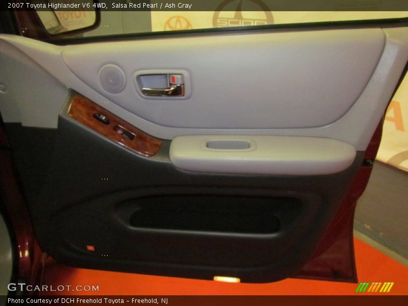 Salsa Red Pearl / Ash Gray 2007 Toyota Highlander V6 4WD