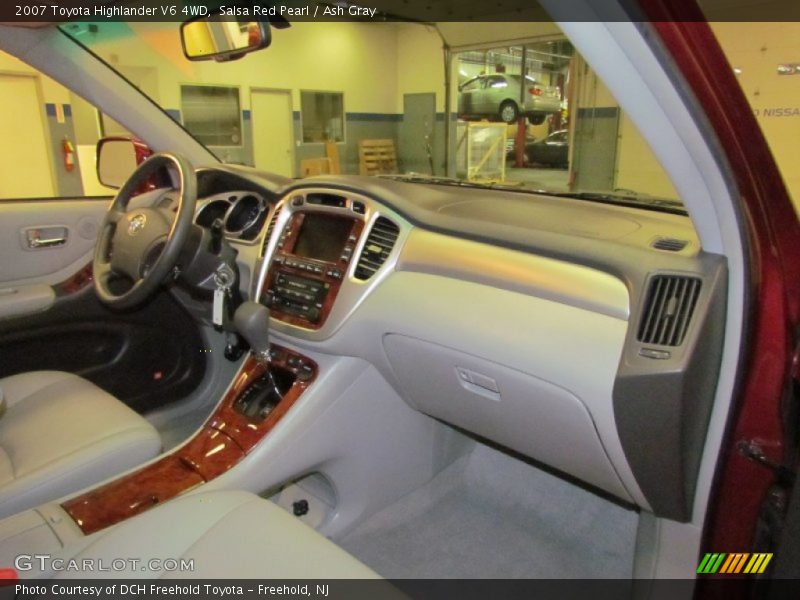Salsa Red Pearl / Ash Gray 2007 Toyota Highlander V6 4WD