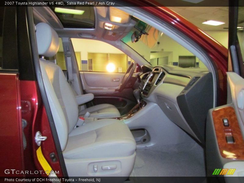 Salsa Red Pearl / Ash Gray 2007 Toyota Highlander V6 4WD