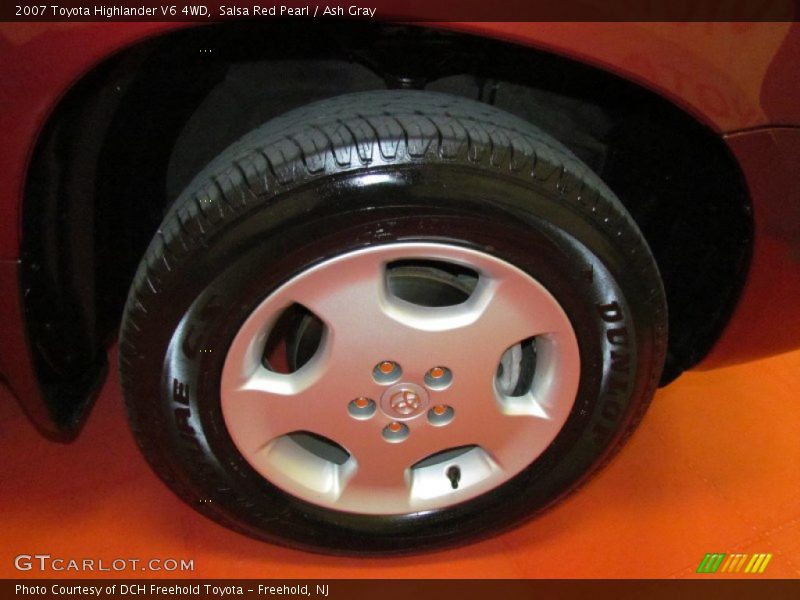 Salsa Red Pearl / Ash Gray 2007 Toyota Highlander V6 4WD