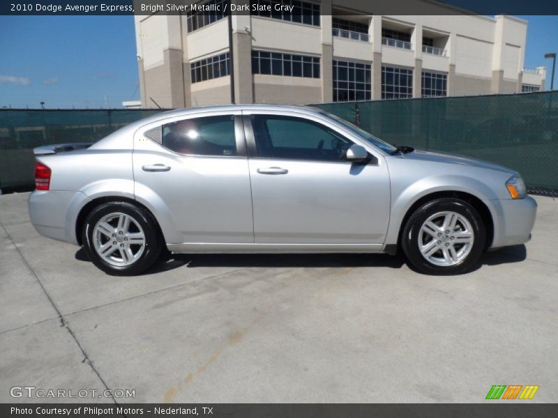 Bright Silver Metallic / Dark Slate Gray 2010 Dodge Avenger Express