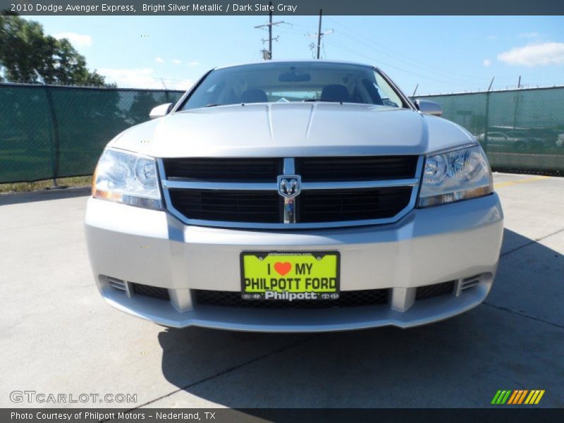 Bright Silver Metallic / Dark Slate Gray 2010 Dodge Avenger Express