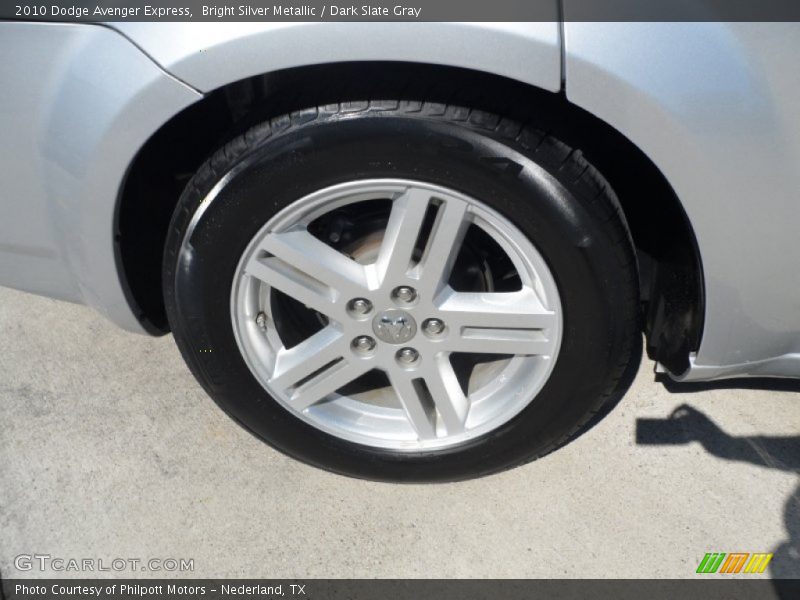 Bright Silver Metallic / Dark Slate Gray 2010 Dodge Avenger Express