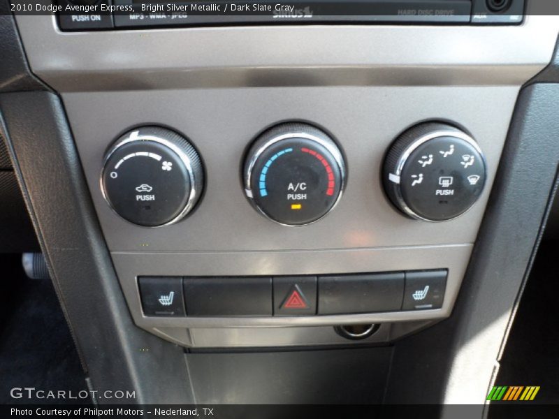 Bright Silver Metallic / Dark Slate Gray 2010 Dodge Avenger Express