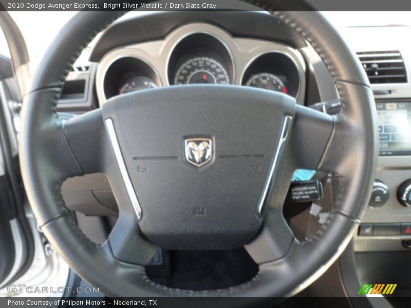 Bright Silver Metallic / Dark Slate Gray 2010 Dodge Avenger Express