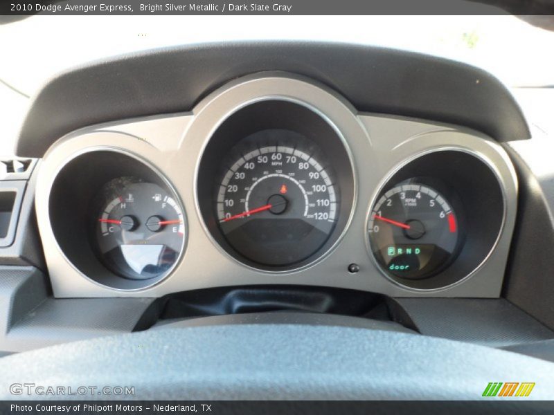 Bright Silver Metallic / Dark Slate Gray 2010 Dodge Avenger Express
