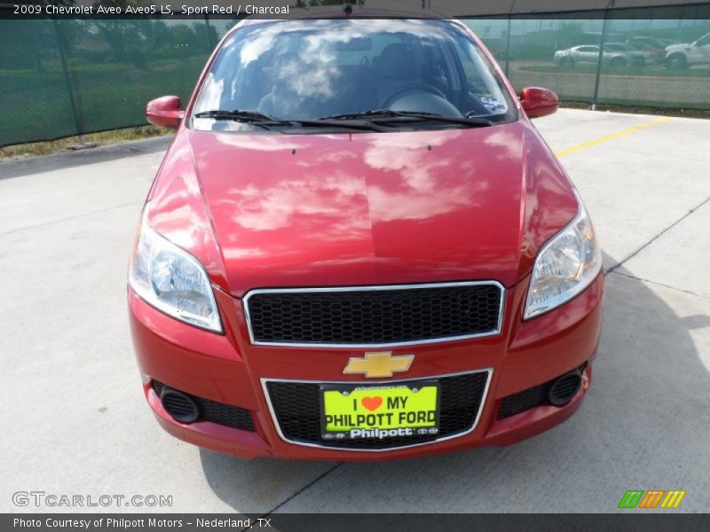 Sport Red / Charcoal 2009 Chevrolet Aveo Aveo5 LS