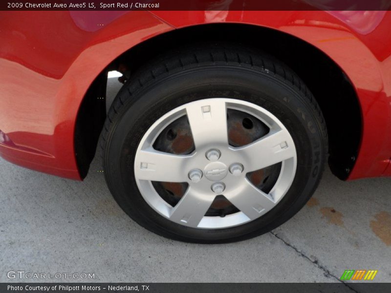 Sport Red / Charcoal 2009 Chevrolet Aveo Aveo5 LS