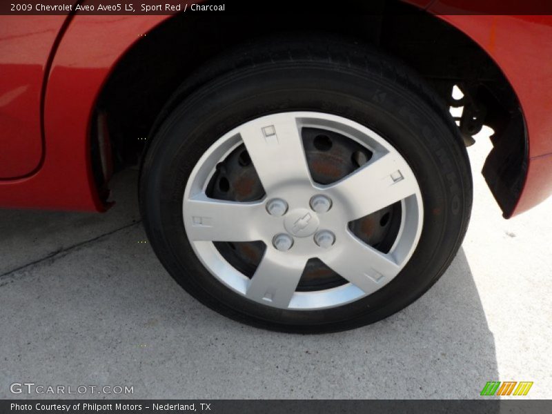 Sport Red / Charcoal 2009 Chevrolet Aveo Aveo5 LS