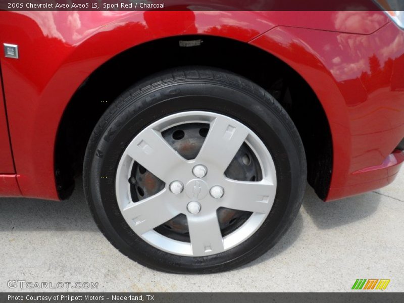 Sport Red / Charcoal 2009 Chevrolet Aveo Aveo5 LS