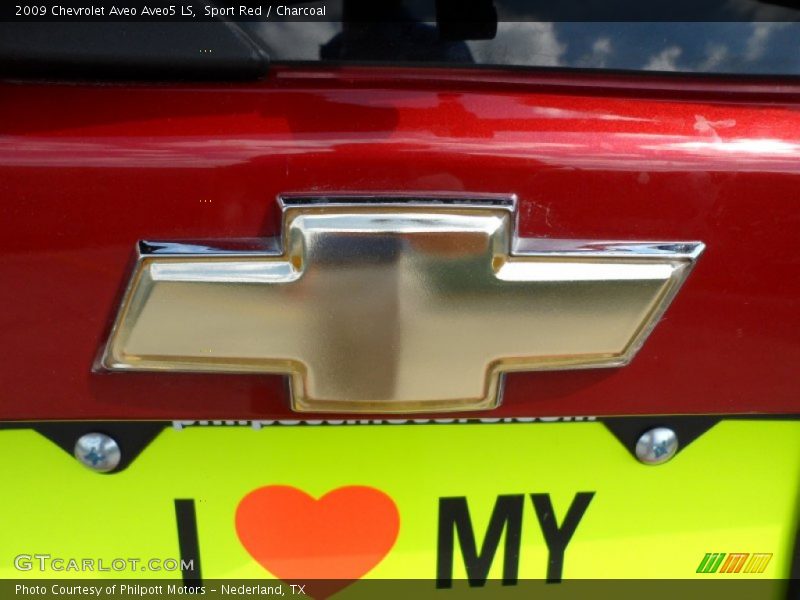 Sport Red / Charcoal 2009 Chevrolet Aveo Aveo5 LS