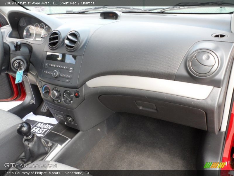 Sport Red / Charcoal 2009 Chevrolet Aveo Aveo5 LS