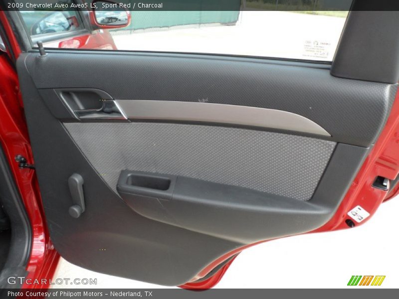 Sport Red / Charcoal 2009 Chevrolet Aveo Aveo5 LS