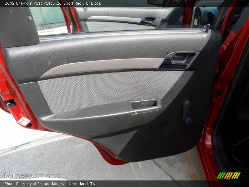 Sport Red / Charcoal 2009 Chevrolet Aveo Aveo5 LS