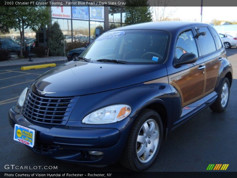 Patriot Blue Pearl / Dark Slate Gray 2003 Chrysler PT Cruiser Touring