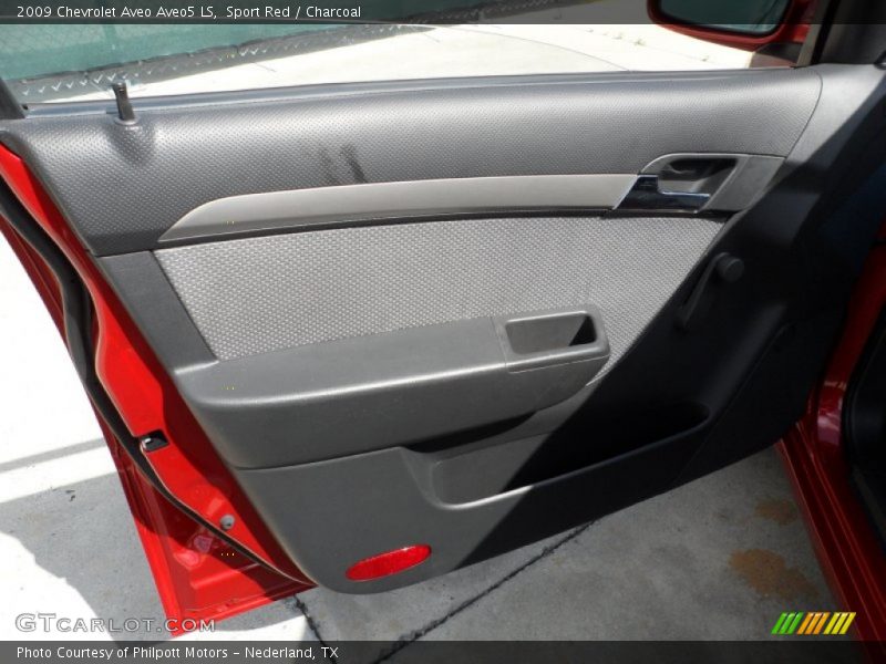 Sport Red / Charcoal 2009 Chevrolet Aveo Aveo5 LS