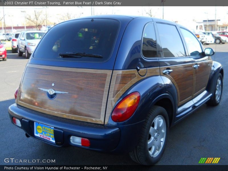 Patriot Blue Pearl / Dark Slate Gray 2003 Chrysler PT Cruiser Touring