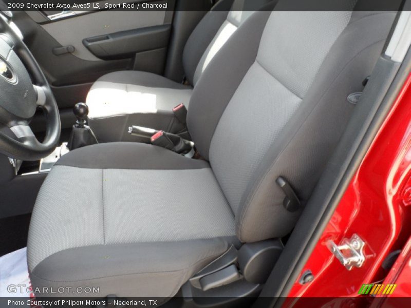 Sport Red / Charcoal 2009 Chevrolet Aveo Aveo5 LS