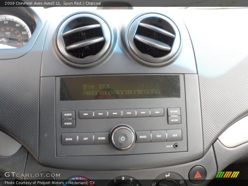 Sport Red / Charcoal 2009 Chevrolet Aveo Aveo5 LS