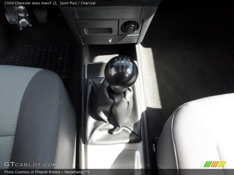 Sport Red / Charcoal 2009 Chevrolet Aveo Aveo5 LS