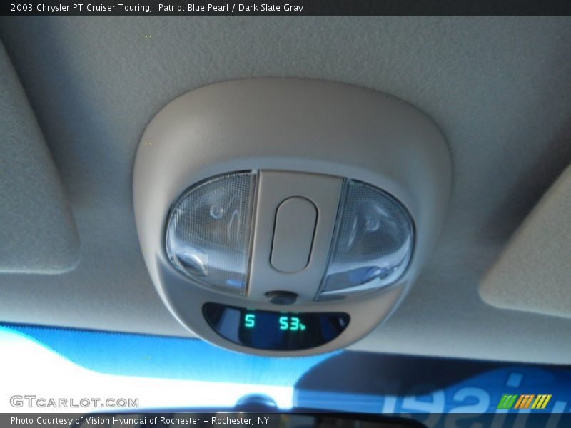 Patriot Blue Pearl / Dark Slate Gray 2003 Chrysler PT Cruiser Touring