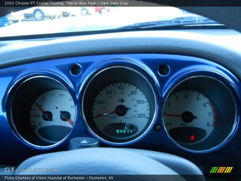 Patriot Blue Pearl / Dark Slate Gray 2003 Chrysler PT Cruiser Touring
