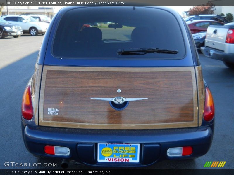 Patriot Blue Pearl / Dark Slate Gray 2003 Chrysler PT Cruiser Touring