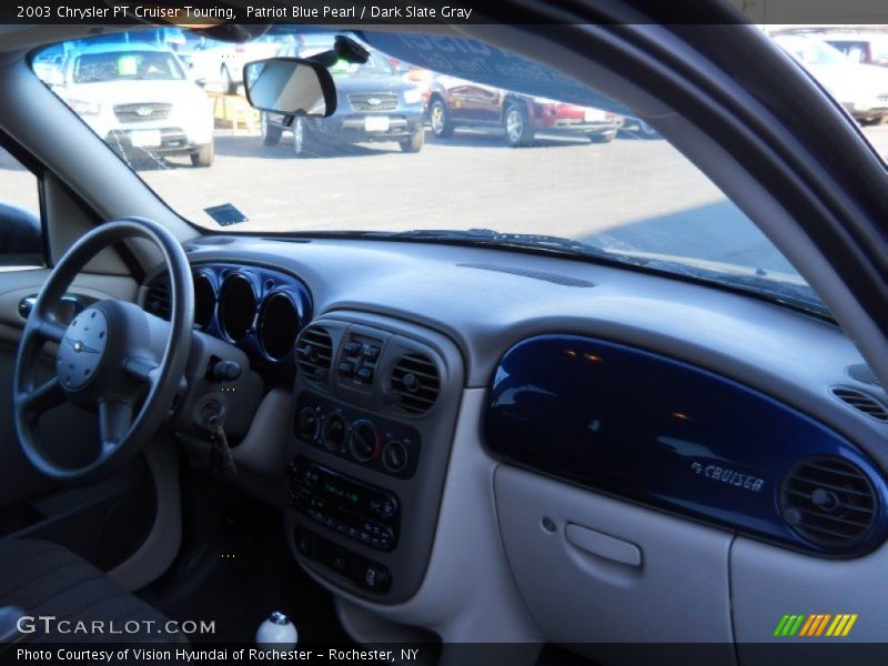 Patriot Blue Pearl / Dark Slate Gray 2003 Chrysler PT Cruiser Touring