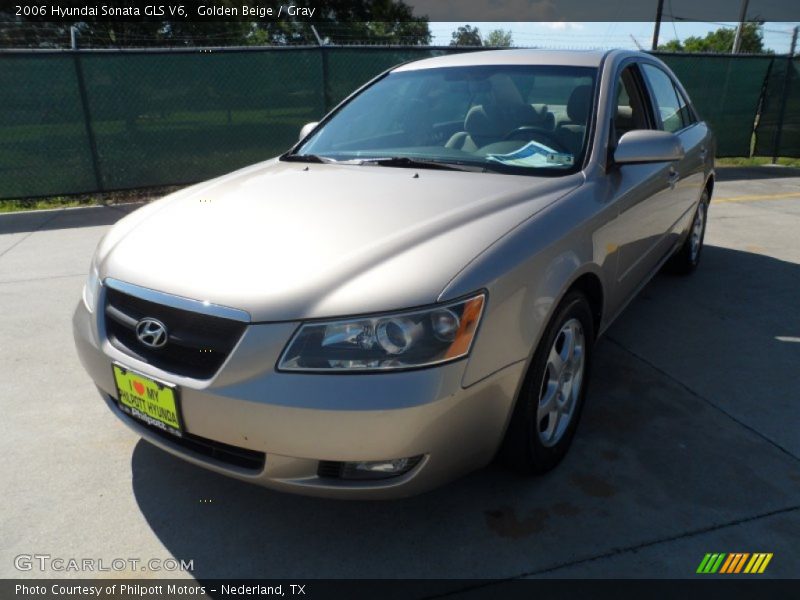 Golden Beige / Gray 2006 Hyundai Sonata GLS V6