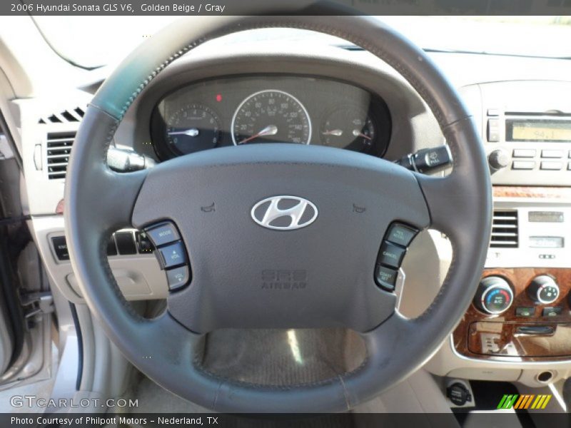 Golden Beige / Gray 2006 Hyundai Sonata GLS V6