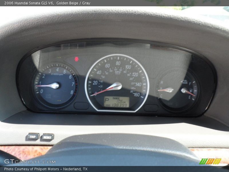 Golden Beige / Gray 2006 Hyundai Sonata GLS V6