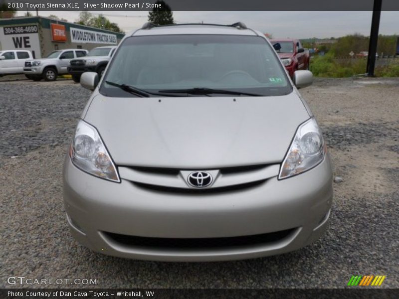 Silver Shadow Pearl / Stone 2010 Toyota Sienna XLE